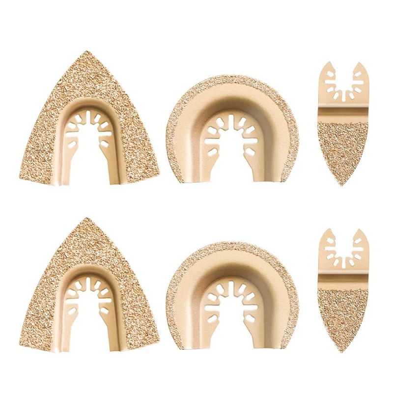 6 PCS Multitool Carbide Oscillating Saw Blades For Tile Grout Cement Mortar Concrete Oscillating Tool Blades Fit Dewalt
6 PCS Multitool Carbide Oscillating Saw Blades For Tile Grout Cement Mortar Concrete Oscillating Tool Blades Fit Dewalt