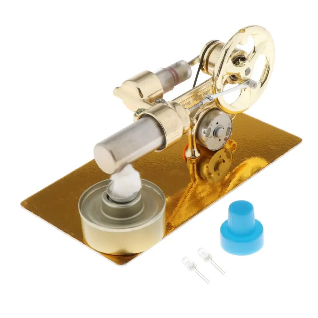 Sterling Engine Model Electric Motor Physics Science 
Sterling Engine Model Electric Motor Physics Science