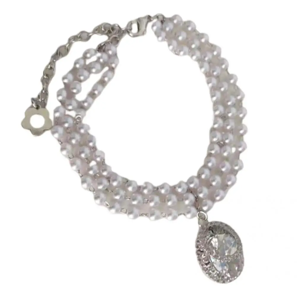 Collar Pendant Eye-catching Puppy Necklace Cat Faux Pearl Necklace Pet Shooting Accessories
Collar Pendant Eye-catching Puppy Necklace Cat Faux Pearl Necklace Pet Shooting Accessories