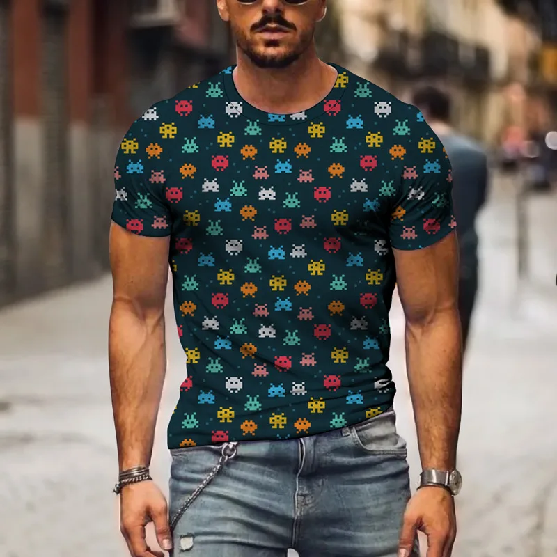 Men's casual short sleeve summer new T-shirt fashion men's and women's breathable top
Men's casual short sleeve summer new T-shirt fashion men's and women's breathable top