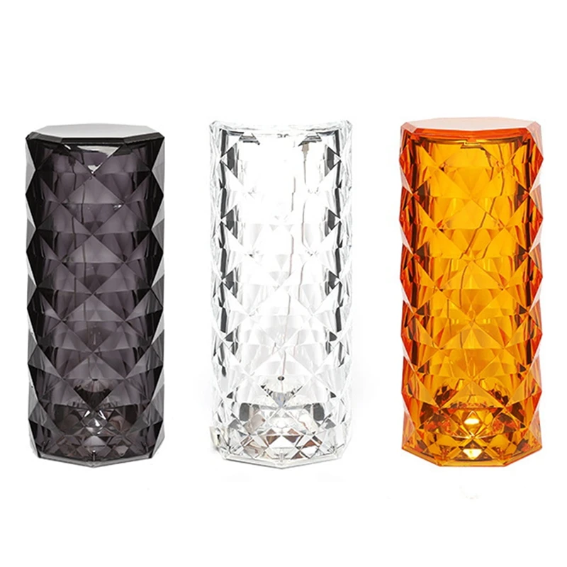 LED Crystal Table Lamp Diamond Night Lights Touch Atmosphere Bedside Bar For Living Room Bedroom Party Dinner Etc
LED Crystal Table Lamp Diamond Night Lights Touch Atmosphere Bedside Bar For Living Room Bedroom Party Dinner Etc