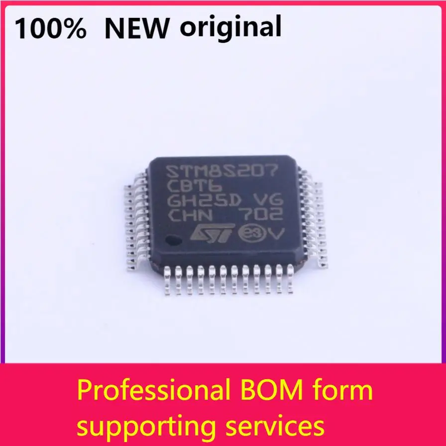 MCU 8-bit STM8S STM8 CISC 128KB Flash 3.3V/5V 48-Pin LQFP Tray - Trays STM8S207CBT6 100% original
MCU 8-bit STM8S STM8 CISC 128KB Flash 3.3V/5V 48-Pin LQFP Tray - Trays STM8S207CBT6 100% original