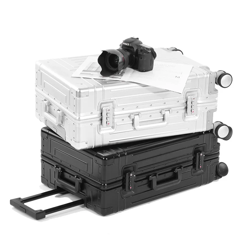 Senior 100% Aluminum-magnesium Alloy Material High Quality Travel Luggage 20/24/26/28 Size Spinner Brand Travel Suitcase
Senior 100% Aluminum-magnesium Alloy Material High Quality Travel Luggage 20/24/26/28 Size Spinner Brand Travel Suitcase