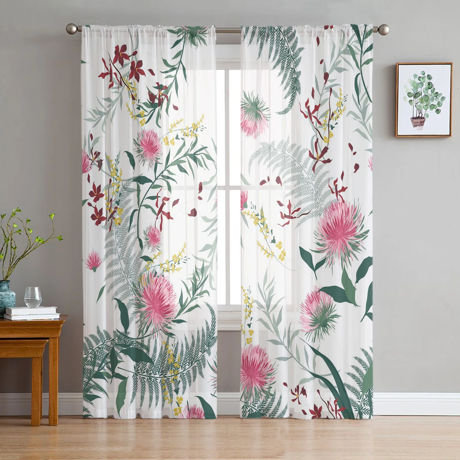 Petals Flowers Leaves Branches Modern Tulle Curtains For Living Room Sheer Curtain Bedroom Voile Decorative Window Treatments
Petals Flowers Leaves Branches Modern Tulle Curtains For Living Room Sheer Curtain Bedroom Voile Decorative Window Treatments