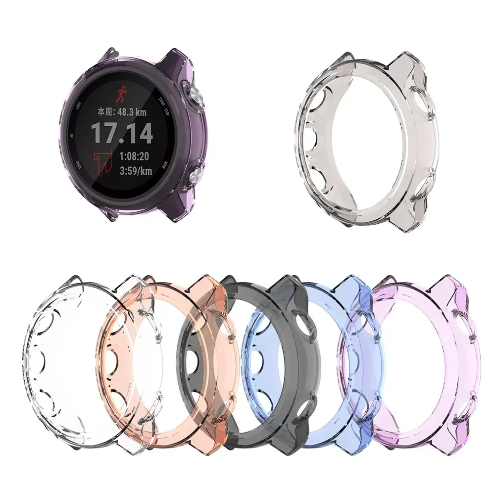 TPU Watch Case Bracelet Protective Cover For Garmin Forerunner 245M / 245 Shell Replacement Shockproof Clear Smart Watch Case
TPU Watch Case Bracelet Protective Cover For Garmin Forerunner 245M / 245 Shell Replacement Shockproof Clear Smart Watch Case