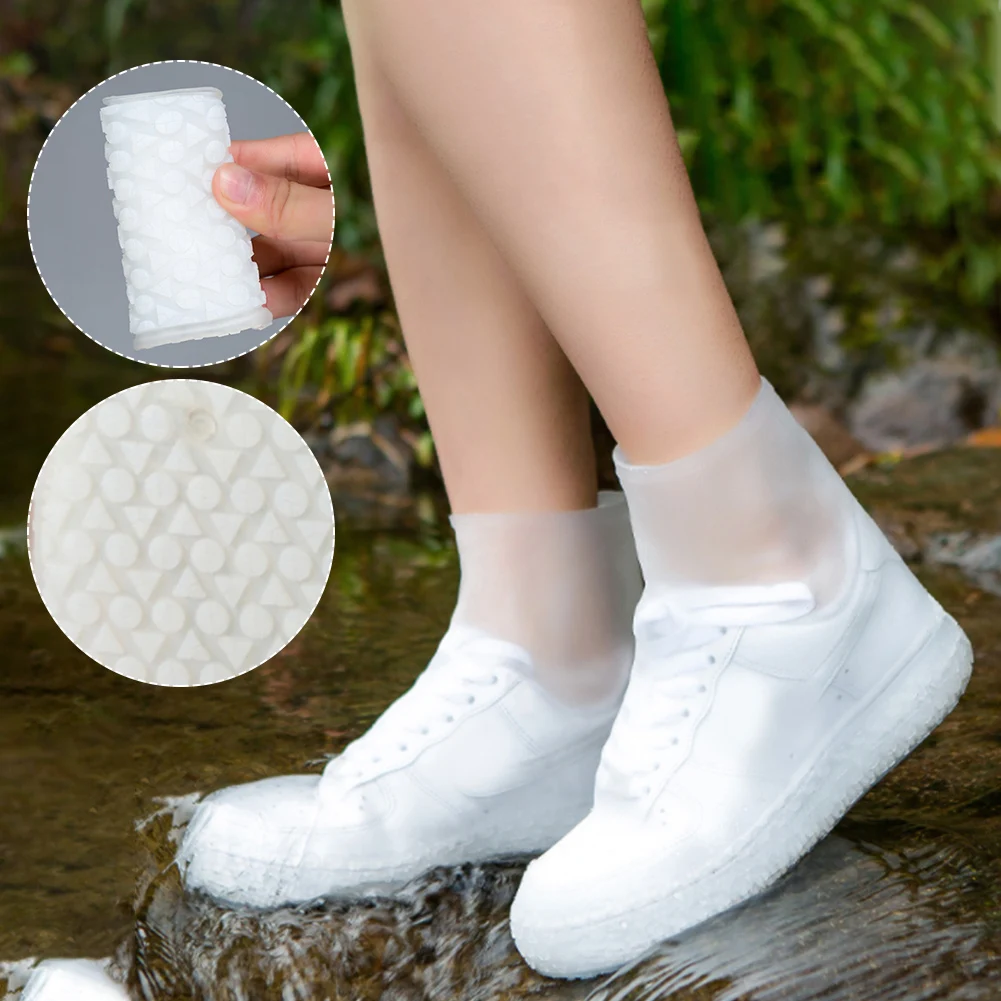 1 Pair Reusable Water Proof Boot Shoe Covers Rubber Rain Overshoe Anti-slip Durable Waterproof Rainy Days Useful Tools Hot Sale
1 Pair Reusable Water Proof Boot Shoe Covers Rubber Rain Overshoe Anti-slip Durable Waterproof Rainy Days Useful Tools Hot Sale