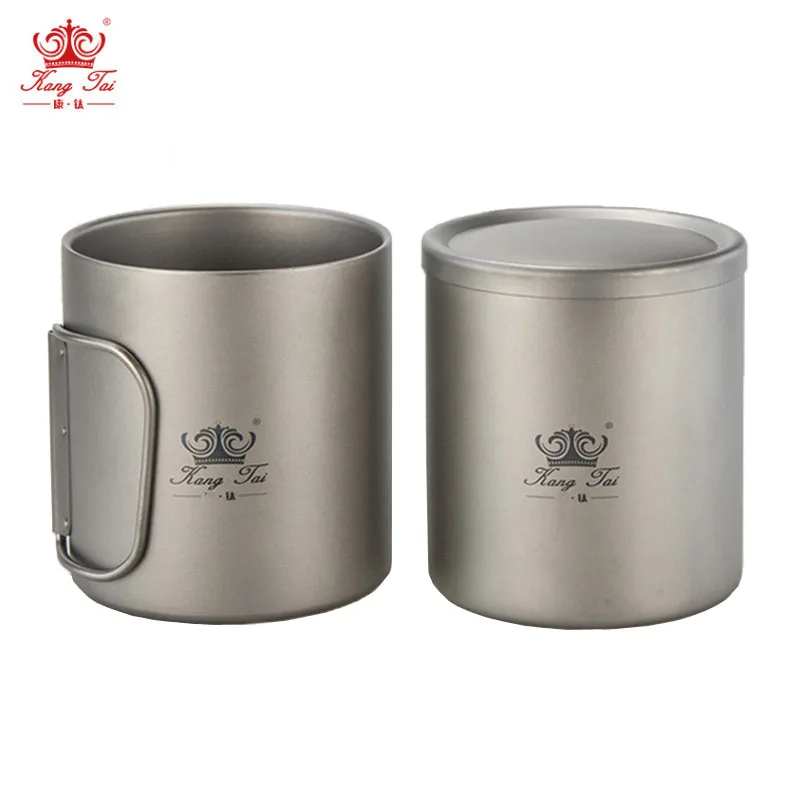 Kangtai Camping Titanium Mug Double Wall Bushcraft Survival Outdoor Water Bottle Camping Cooking Set Hiking Titanium Water Cup
Kangtai Camping Titanium Mug Double Wall Bushcraft Survival Outdoor Water Bottle Camping Cooking Set Hiking Titanium Water Cup