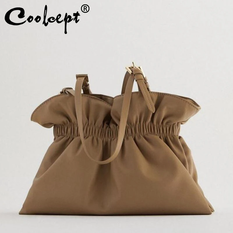 Coolcept Western Style Cloud Bag Pleated Pu Leather Cross Body Bag Fashion Shoulder Bag For Beautiful Women Luxury Daily Handbag 
Coolcept Western Style Cloud Bag Pleated Pu Leather Cross Body Bag Fashion Shoulder Bag For Beautiful Women Luxury Daily Handbag