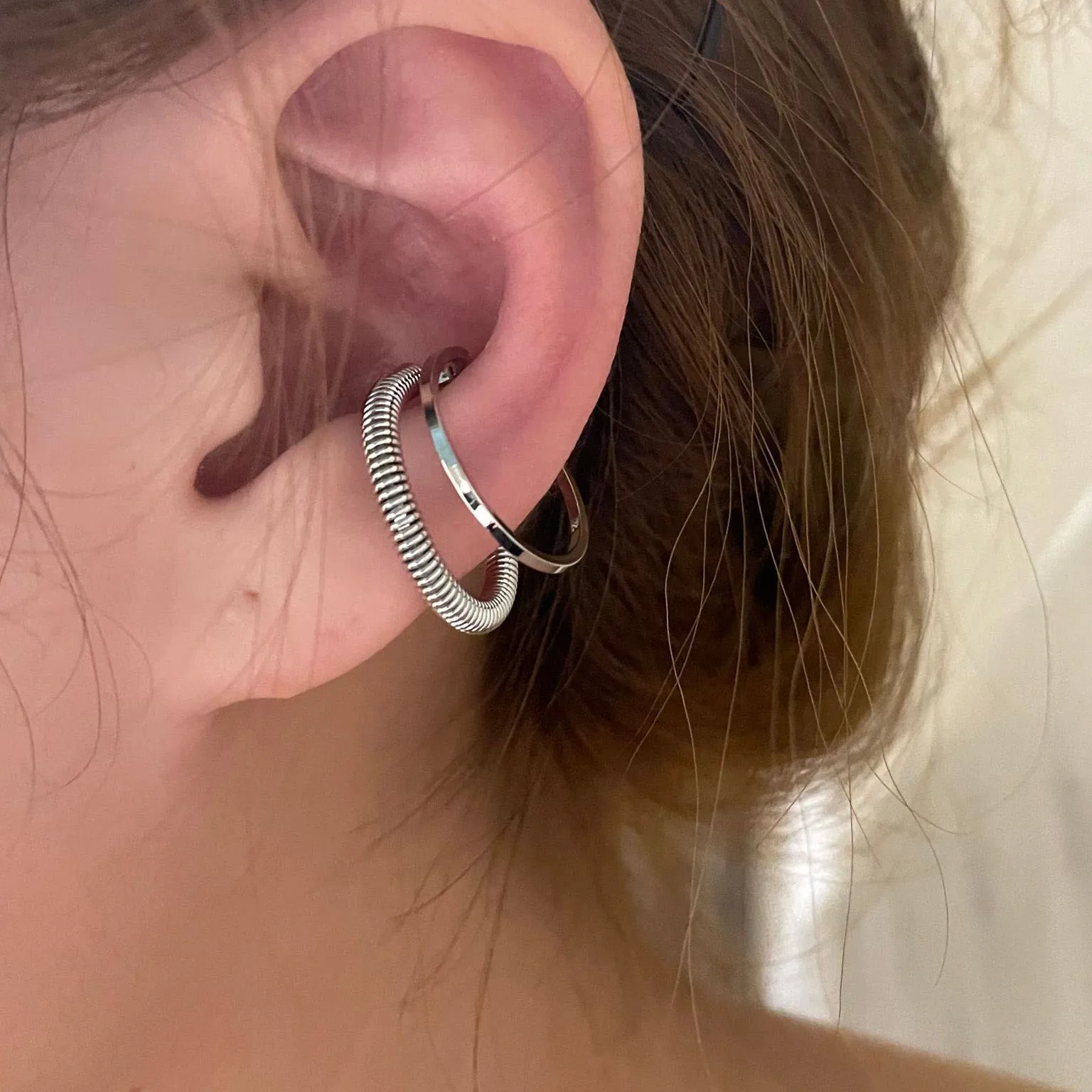 Opening C Double Layer Women No Piercing Clip On Earrings Gold Silver Color Metal Fashion Charms Ear Jewelry Accessories Gift
Opening C Double Layer Women No Piercing Clip On Earrings Gold Silver Color Metal Fashion Charms Ear Jewelry Accessories Gift