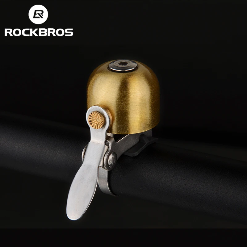 ROCKBROS Bicycle Vintage Brass Bell Ring Clear Sound Quality MTB Road Bike Retro Bell Cycling Children Horn Kid Bike Accessories
ROCKBROS Bicycle Vintage Brass Bell Ring Clear Sound Quality MTB Road Bike Retro Bell Cycling Children Horn Kid Bike Accessories