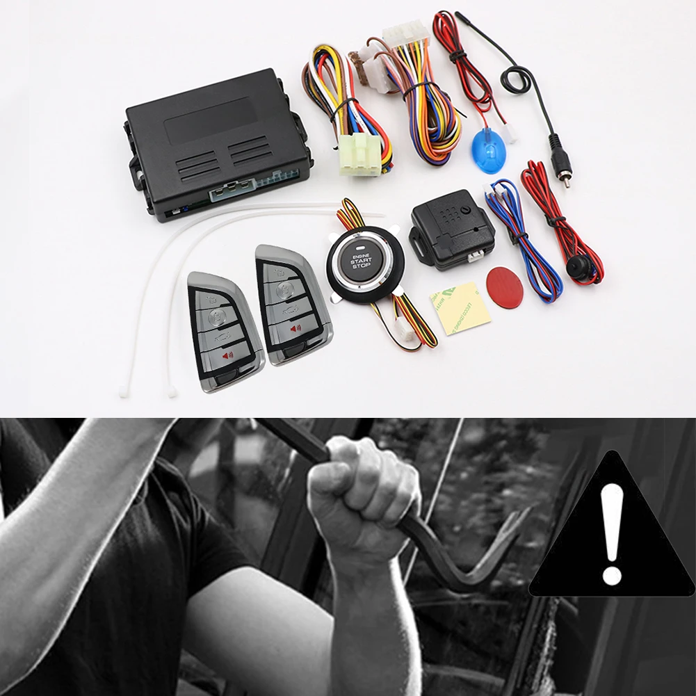 Car Keyless Entry Engine Start/Stop Button Remote Starter Security Alarm System Car Accessories Tool SUV Keyless Alarm System
Car Keyless Entry Engine Start/Stop Button Remote Starter Security Alarm System Car Accessories Tool SUV Keyless Alarm System