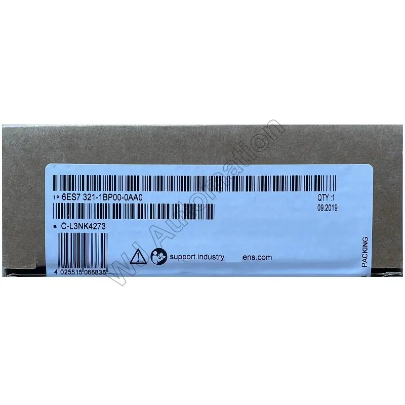 S7-300 PLC 6ES7322-1BP00-0AA0/6ES7321-1BP00-0AA0 цифровой выход SM 322 потенциальная изоляция, разделенная на группы
S7-300 PLC 6ES7322-1BP00-0AA0/6ES7321-1BP00-0AA0 цифровой выход SM 322 потенциальная изоляция, разделенная на группы