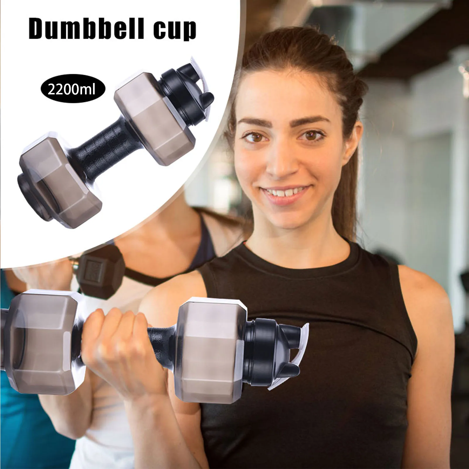 2.2L Large Capacity Dumbbells Cold Water Bottle Outdoor Running Bicycle Cycling Gym Fitness Sport Shaker Leak-proof Kettle
2.2L Large Capacity Dumbbells Cold Water Bottle Outdoor Running Bicycle Cycling Gym Fitness Sport Shaker Leak-proof Kettle