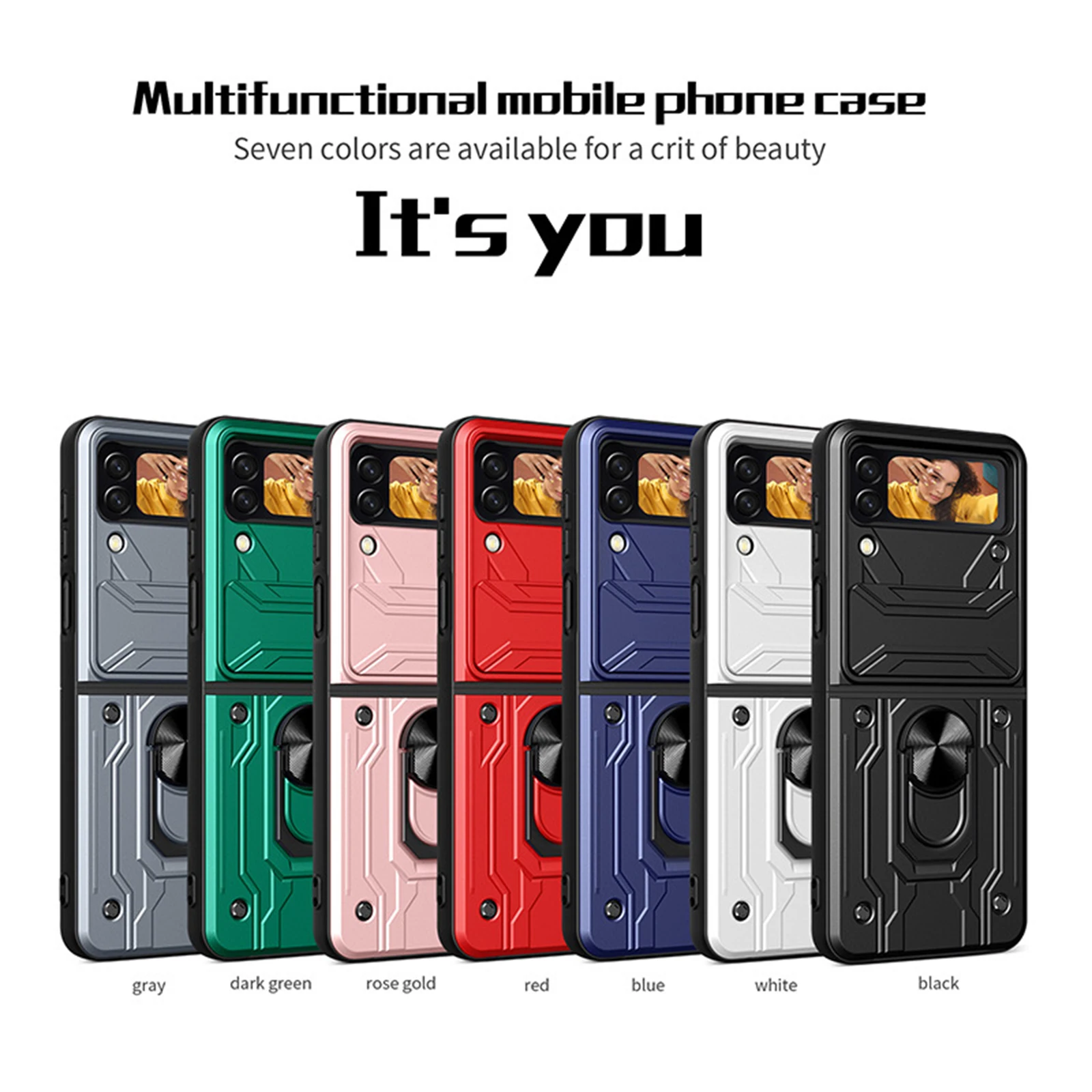 Ring Phone Case for Samsung Galaxy Z Flip 4 5G PC Folding Case with Ring Holder Car Magnetic Holder Ring Shell Protective Case
Ring Phone Case for Samsung Galaxy Z Flip 4 5G PC Folding Case with Ring Holder Car Magnetic Holder Ring Shell Protective Case