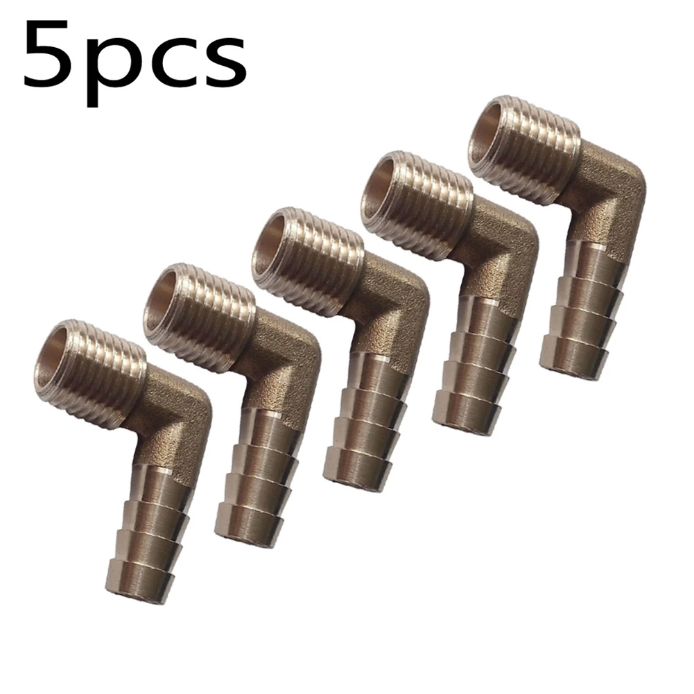5pcs Brass Barb For Male Elbow Tool 90 Degree 1/4\" Male NPT* 5/16\" Hose High Standard Brass Barb Fittings Air Tools Parts
5pcs Brass Barb For Male Elbow Tool 90 Degree 1/4\" Male NPT* 5/16\" Hose High Standard Brass Barb Fittings Air Tools Parts