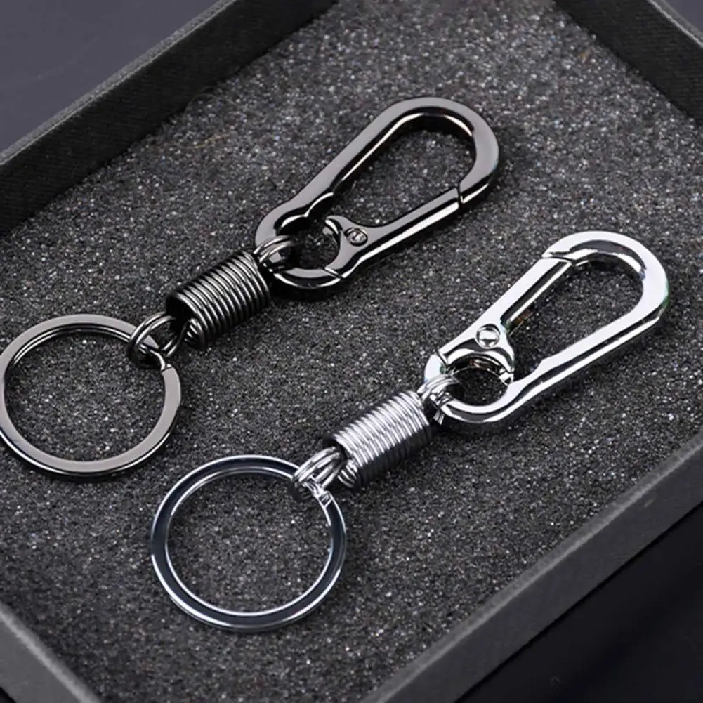 Mountaineering Buckle Elastic Spring Keychain High Strength Anti-lost Backpack Buckle for Men's Business Car Key Holder
Mountaineering Buckle Elastic Spring Keychain High Strength Anti-lost Backpack Buckle for Men's Business Car Key Holder