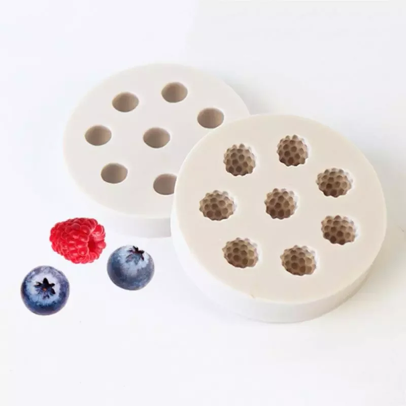 

2022New 3D Raspberry Blueberry Shape Silicone Mold Making Chocolate Pastry Dessert Mould Kitchen Bakeware Cake Decorating Tools