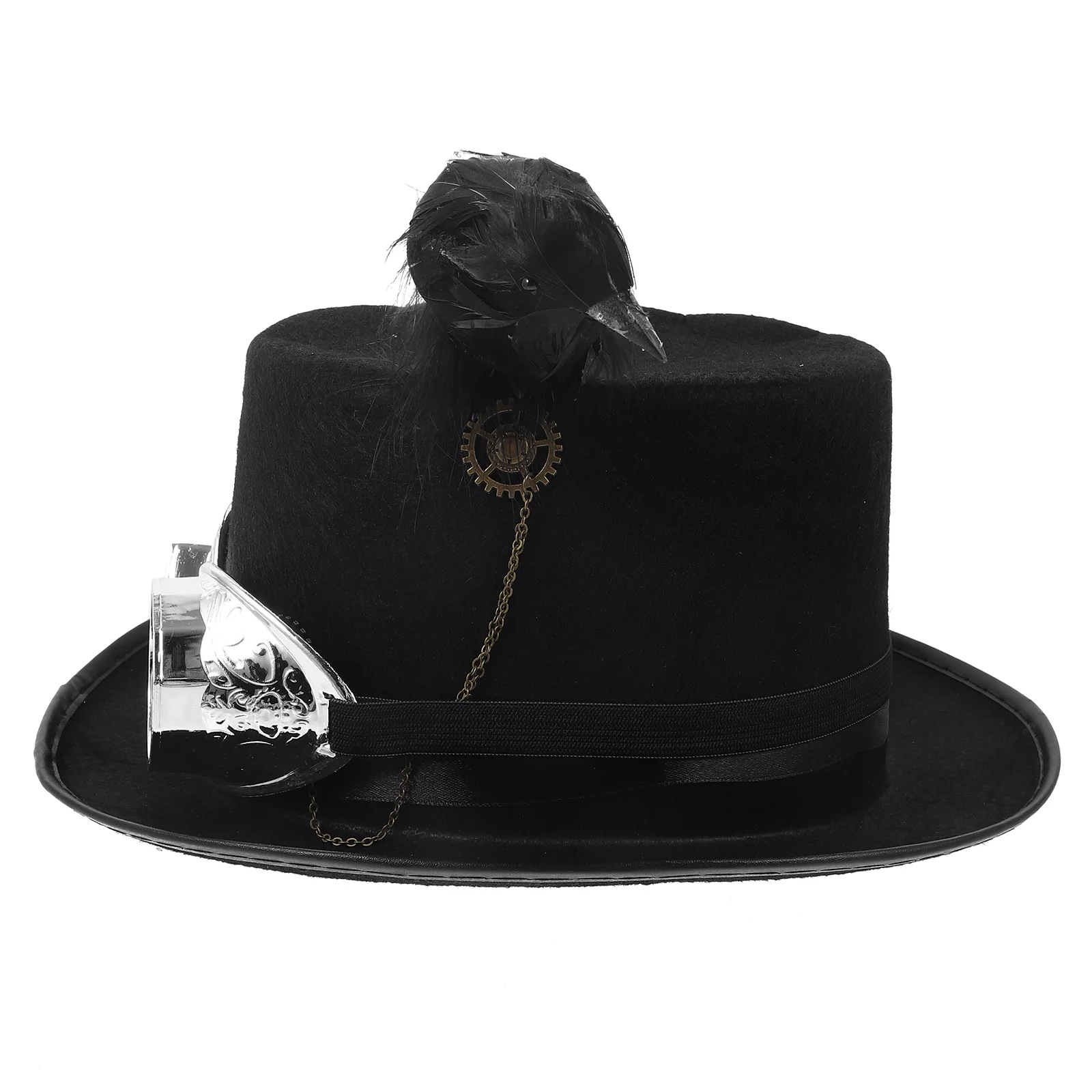 Black Steampunk Hats with Goggles Industrial Style Steampunk Hat Vintage Gentleman Hat Party Costume Accessories
Black Steampunk Hats with Goggles Industrial Style Steampunk Hat Vintage Gentleman Hat Party Costume Accessories