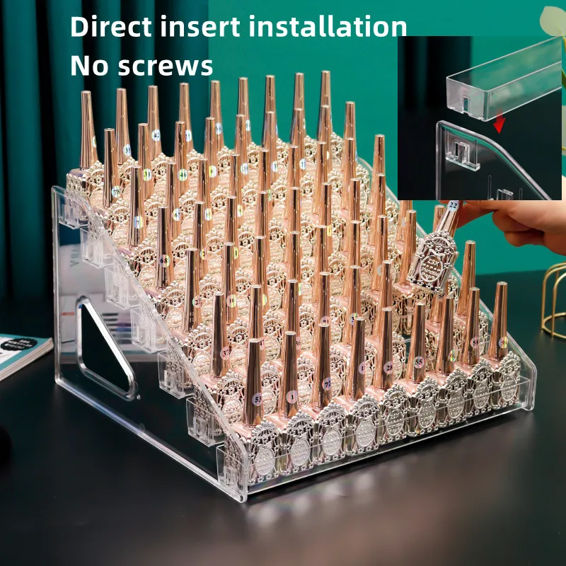 Стойка для полировки, многослойный стеллаж для хранения, быстрая подставка, органайзер для геля, косметики, полка для ногтей, новый акриловый дисплей
Стойка для полировки, многослойный стеллаж для хранения, быстрая подставка, органайзер для геля, косметики, полка для ногтей, новый акриловый дисплей