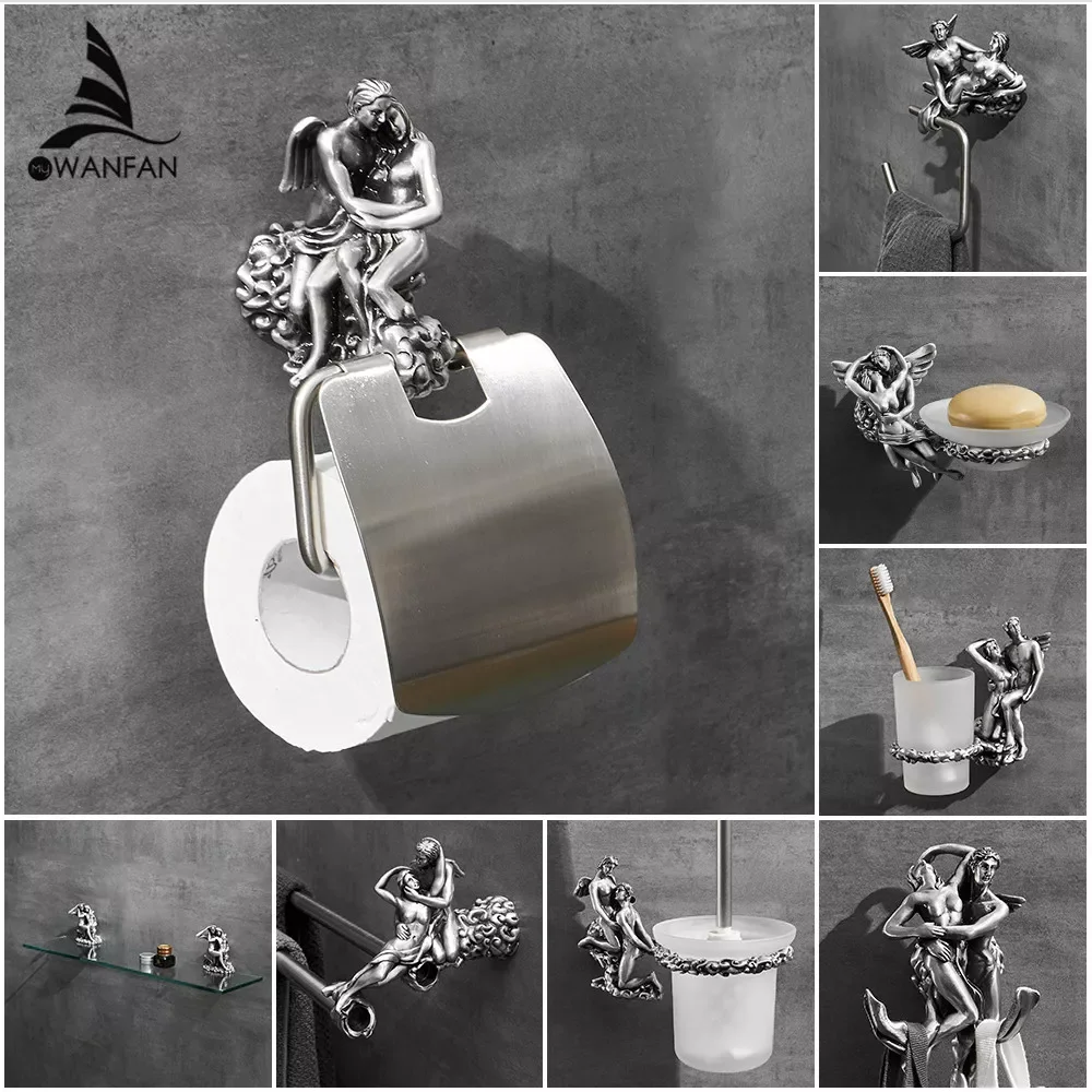 Paper Holders Bathroom Accessory Chrome Romantic Bath Hardware Set Bathroom Fitting Towel Ring Toilet Brush Holder MB-0810T
Paper Holders Bathroom Accessory Chrome Romantic Bath Hardware Set Bathroom Fitting Towel Ring Toilet Brush Holder MB-0810T