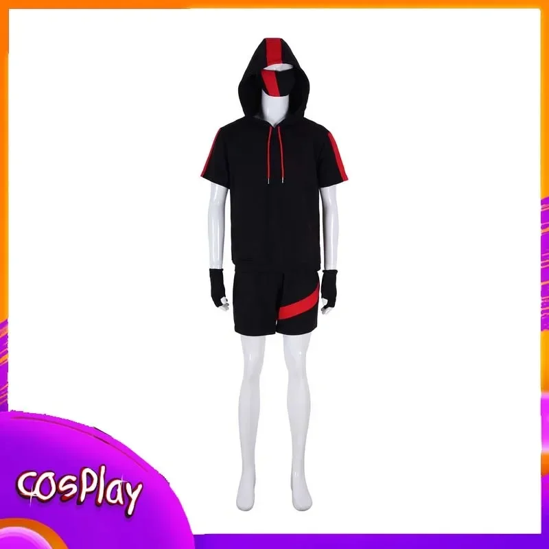 Новинка 2021 костюмы для косплея Game Ikonik толстовка с короткими рукавами шорты