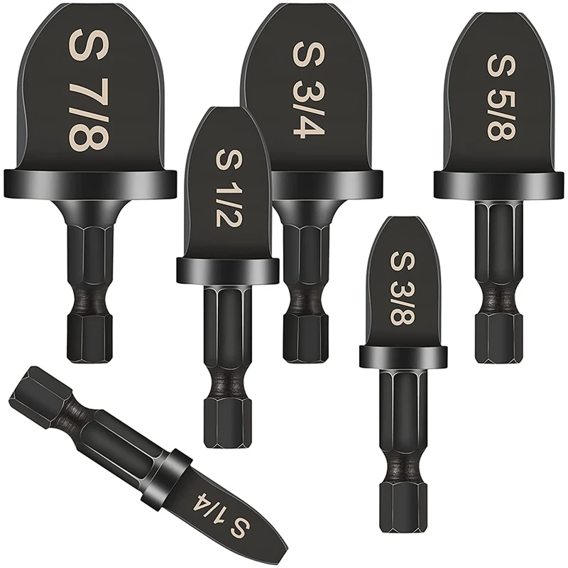 6 Pcs Hex Handle Air Conditioner HVAC Tools Multifunction Manual Bearing Steel Swaging Tool Drill Bit Set
6 Pcs Hex Handle Air Conditioner HVAC Tools Multifunction Manual Bearing Steel Swaging Tool Drill Bit Set