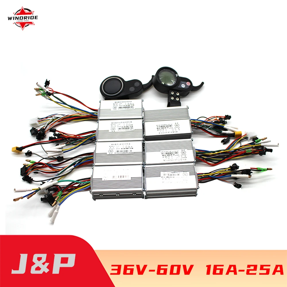 FengQi телефон с бесщеточным двигателем J & P 36 В/48 В/52 в/60 в контроллер ЖК-дисплеем