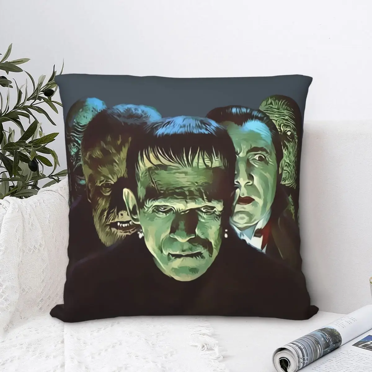 Gang of Monsters Throw Pillow Polyester Home Decor Pillow Case Home Cushion Cover 45*45cm
Gang of Monsters Throw Pillow Polyester Home Decor Pillow Case Home Cushion Cover 45*45cm