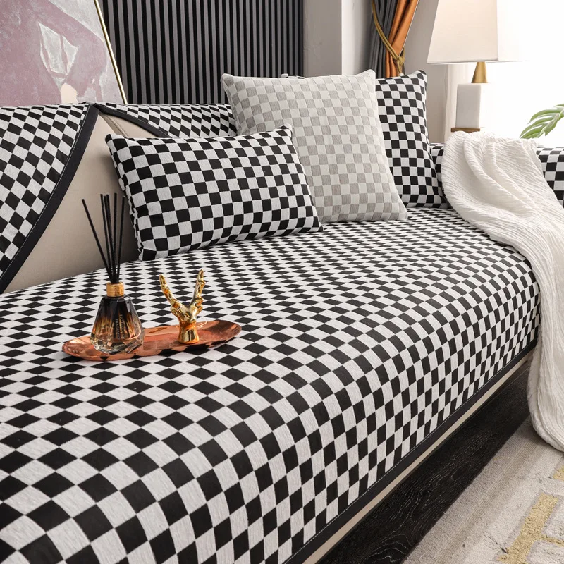 Modern Sofa Cover Sofa Cushion Plaid Four Seasons Universal Sofa Towel Couch Cover Chenille Non-slip Armrest Towel Pillowcas
Modern Sofa Cover Sofa Cushion Plaid Four Seasons Universal Sofa Towel Couch Cover Chenille Non-slip Armrest Towel Pillowcas