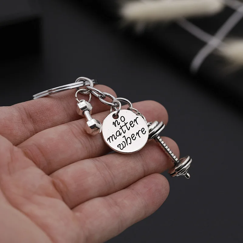 Creative Fun Street Workout Barbell Keychain 
Creative Fun Street Workout Barbell Keychain