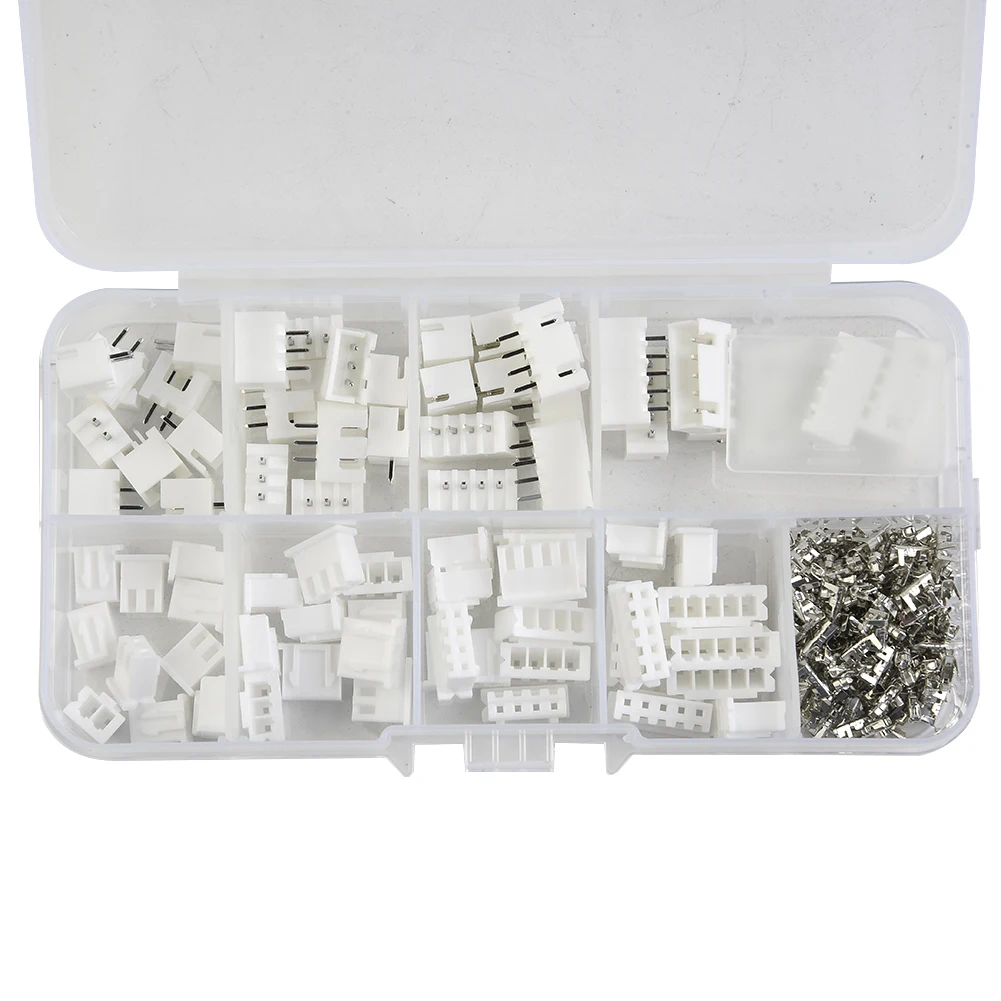 1 Box 230PCS JST XH2.54mm Connector -25 Degrees Celsius~+85 Degrees Celsius XH-2.54mm AWG#24~#32 Wire Connectors Terminal Blocks
1 Box 230PCS JST XH2.54mm Connector -25 Degrees Celsius~+85 Degrees Celsius XH-2.54mm AWG#24~#32 Wire Connectors Terminal Blocks