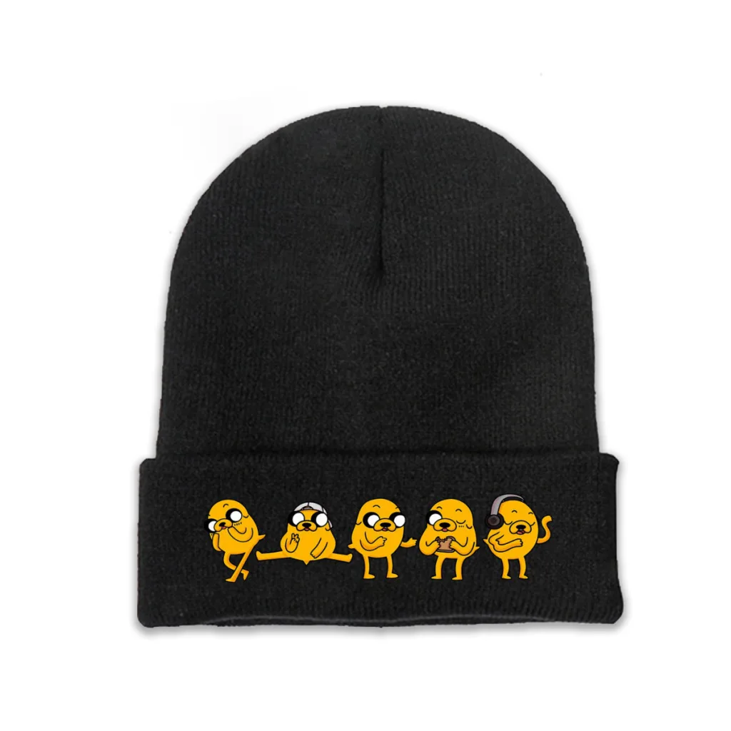Jake the Dog Skullies Beanie Adventure Time Animated TV Series вязаный берет шапки для взрослых Кемпинг модные Немнущиеся эластичные шляпы
Jake the Dog Skullies Beanie Adventure Time Animated TV Series вязаный берет шапки для взрослых Кемпинг модные Немнущиеся эластичные шляпы