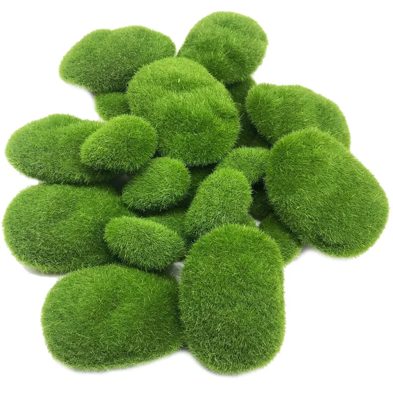 25 Pieces 2 Size Artificial Moss Rocks Decorative, Green Moss Balls For Floral Arrangements, Fairy Gardens And Crafting
25 Pieces 2 Size Artificial Moss Rocks Decorative, Green Moss Balls For Floral Arrangements, Fairy Gardens And Crafting