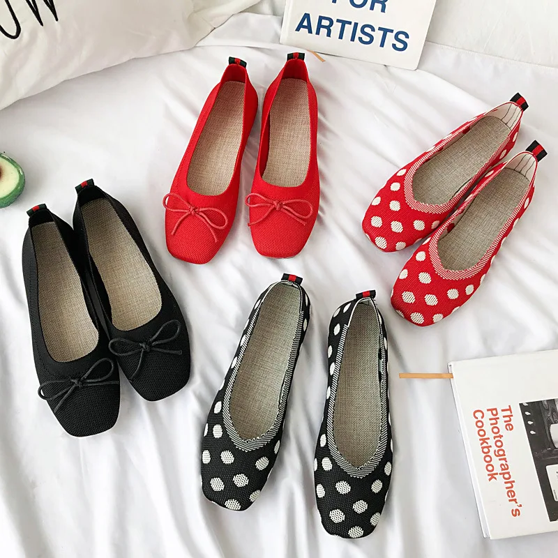 Туфли женские с бантом, мягкая плоская подошва, вязаные, квадратный носок, легкие, для отдыха, для прогулок, 2022
Туфли женские с бантом, мягкая плоская подошва, вязаные, квадратный носок, легкие, для отдыха, для прогулок, 2022