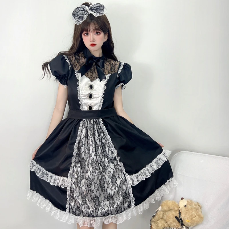 Gothic Vintage Lolita Jsk Dress Women Japan Harajuku Cosplay Costumes Nightingale Anime Rose Victorian Princess Party Dresses
Gothic Vintage Lolita Jsk Dress Women Japan Harajuku Cosplay Costumes Nightingale Anime Rose Victorian Princess Party Dresses