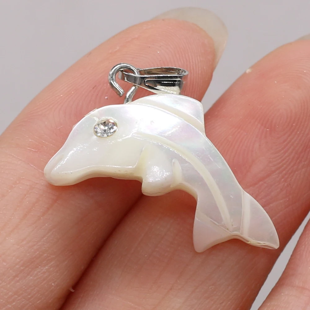 25PCS Wholesale Dolphin Shape Pendant Natural Shell White For Jewelry Making DIY Necklace Earring Accessorie Charm Gift
25PCS Wholesale Dolphin Shape Pendant Natural Shell White For Jewelry Making DIY Necklace Earring Accessorie Charm Gift