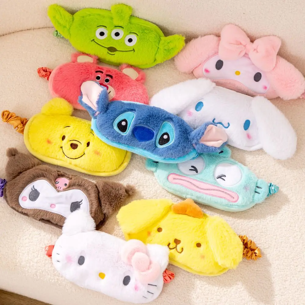 Sanrio Anime Kawaii Kuromi Girly Heart Hello Kitty Cute Cartoon Cinnamoroll Blackout Plush Eye Mask Toy for Girls
Sanrio Anime Kawaii Kuromi Girly Heart Hello Kitty Cute Cartoon Cinnamoroll Blackout Plush Eye Mask Toy for Girls