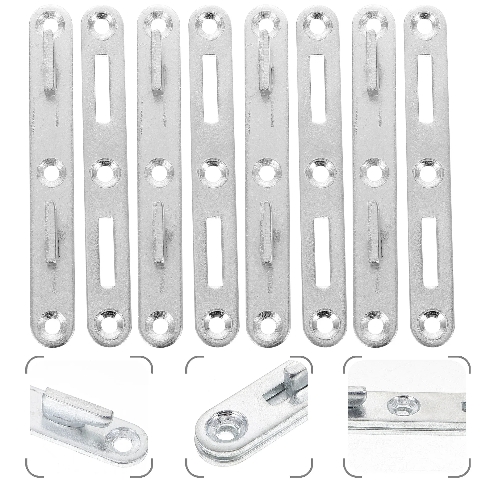 4 Sets Wood Bed Rail Connecting Fittings Bed Rail Bracket Bed Rail Fasteners Furniture Bed with Screws for Connecting to Wood
4 Sets Wood Bed Rail Connecting Fittings Bed Rail Bracket Bed Rail Fasteners Furniture Bed with Screws for Connecting to Wood