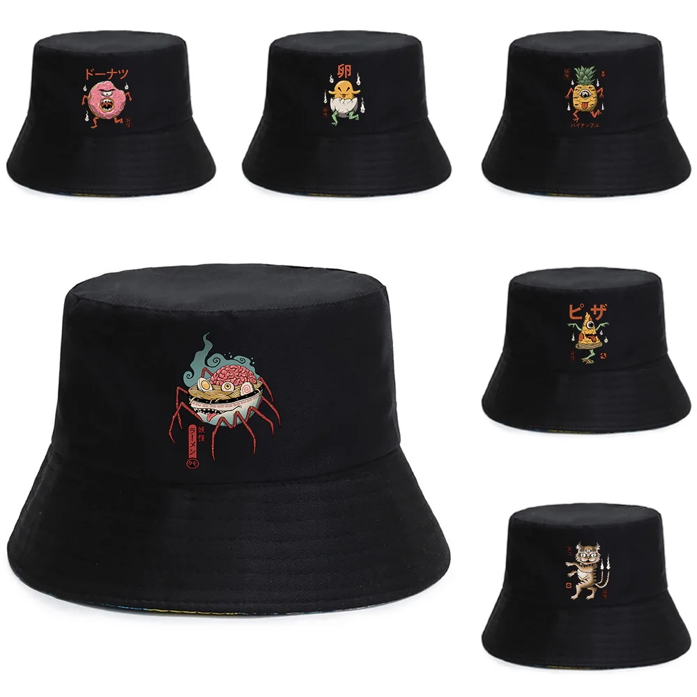 Bucket Hats Boy/girls Fisherman Cap Street Fishing Hat Bob Ricard Reversible Panama Hat Sunbonnet Beach Cap Cute Monster Pattern
Bucket Hats Boy/girls Fisherman Cap Street Fishing Hat Bob Ricard Reversible Panama Hat Sunbonnet Beach Cap Cute Monster Pattern