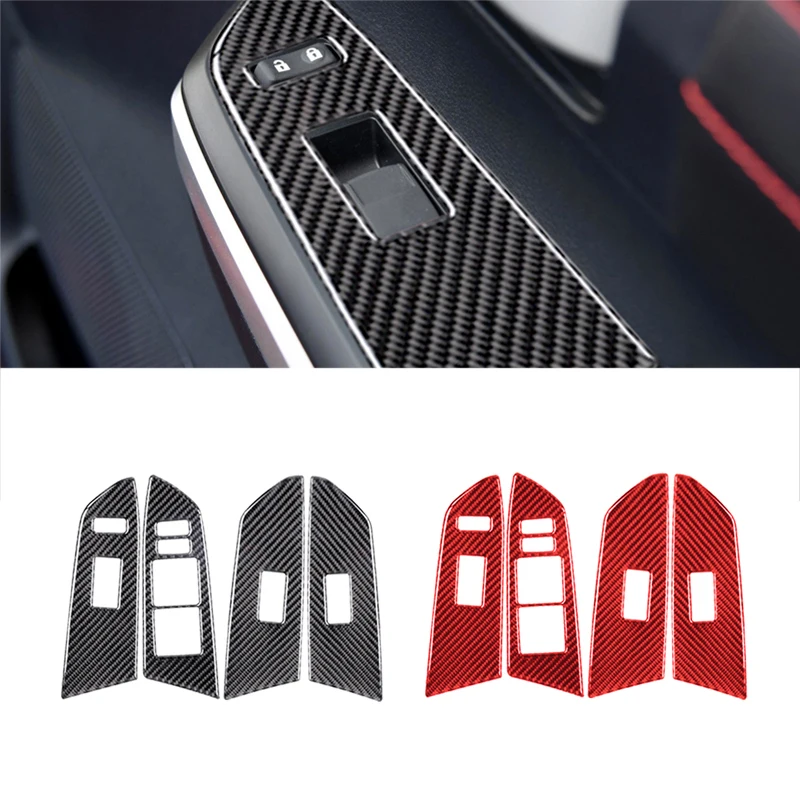 4pcs Carbon Fiber Car Window Glass Lift Button Decorative Panel Strickers LHD For Toyota Tundra 2014-2018 Auto Accessories 
4pcs Carbon Fiber Car Window Glass Lift Button Decorative Panel Strickers LHD For Toyota Tundra 2014-2018 Auto Accessories