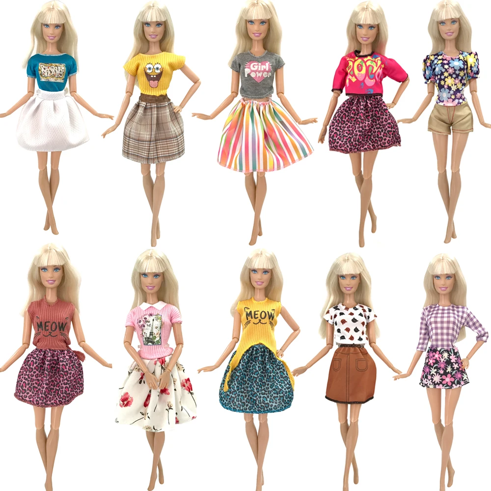 1Pcs Doll Dress Fashion Outfit Shirt Casual Wear Skirt For Clothes Doll Accessories DIY Dollhouse Toys For Girls Diy Gift
1Pcs Doll Dress Fashion Outfit Shirt Casual Wear Skirt For Clothes Doll Accessories DIY Dollhouse Toys For Girls Diy Gift