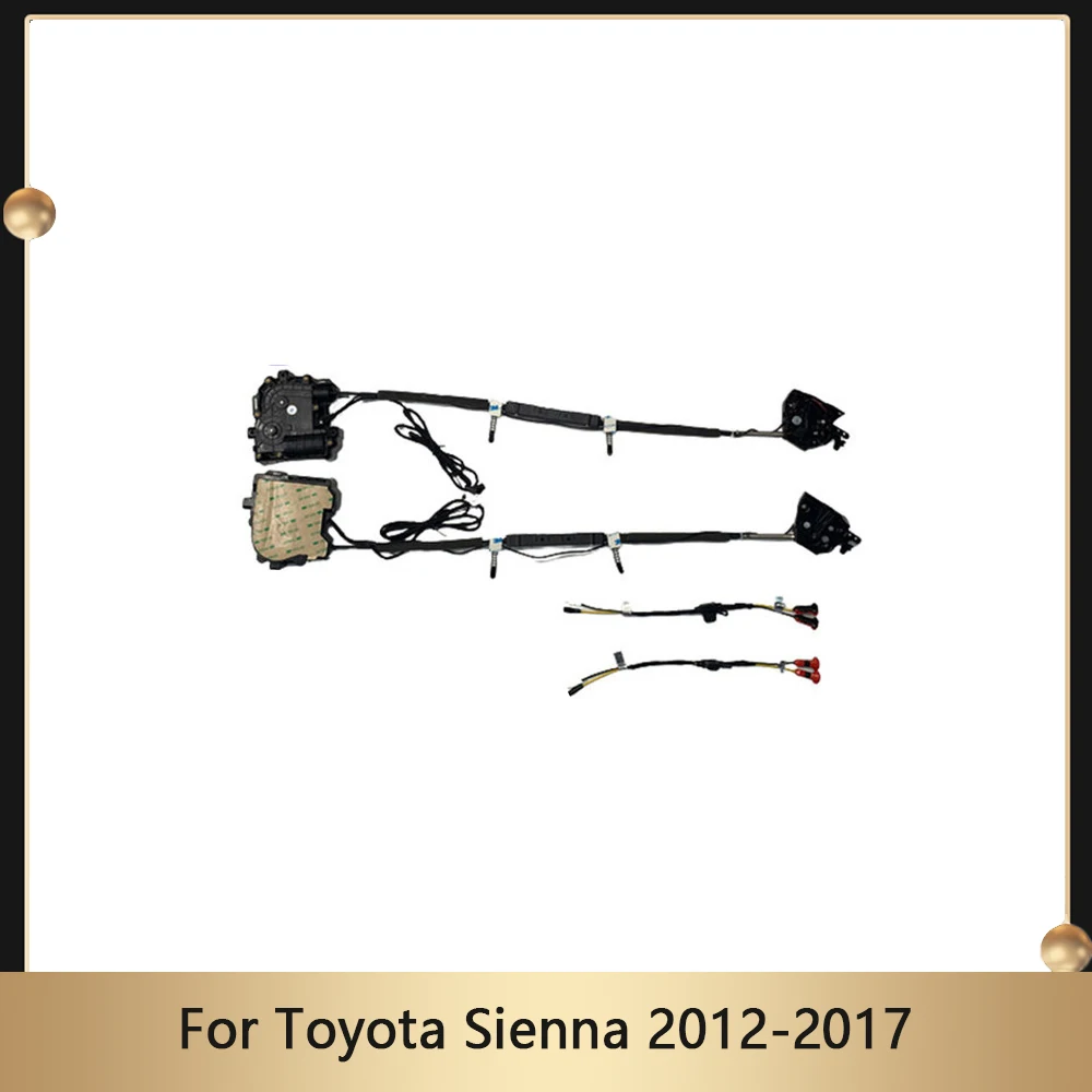 

Умный Электрический Всасывающий дверной замок для Toyota Sienna 2012-2017 автомобильный супер тихий анти-Зажим Автоматический Мягкий закрывающийся дверь автомобиля