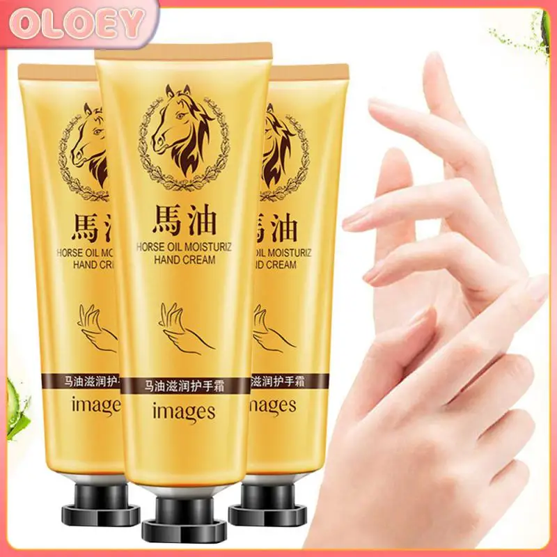 

1PC Hot NEW 30g Winter Anti-crack Hand Cream Horse Oil Repair Anti-Aging Whitening Hand lotion Nourishing Hand Care Cream makeup