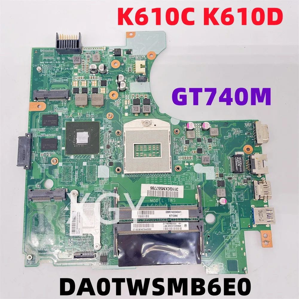 Оригинальная материнская плата для ноутбука Shenzhou K610C K610D GT740M DA0TWSMB6E0 DDR3L 100% протестирована ОК
Оригинальная материнская плата для ноутбука Shenzhou K610C K610D GT740M DA0TWSMB6E0 DDR3L 100% протестирована ОК