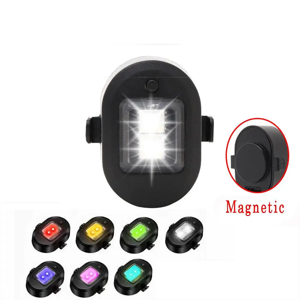 Magnetic Rechargeable Flashing Lights Motor Bikes Modified Drones Aircraft Light Motorcycle Accessories High Quality LED Lights
Magnetic Rechargeable Flashing Lights Motor Bikes Modified Drones Aircraft Light Motorcycle Accessories High Quality LED Lights