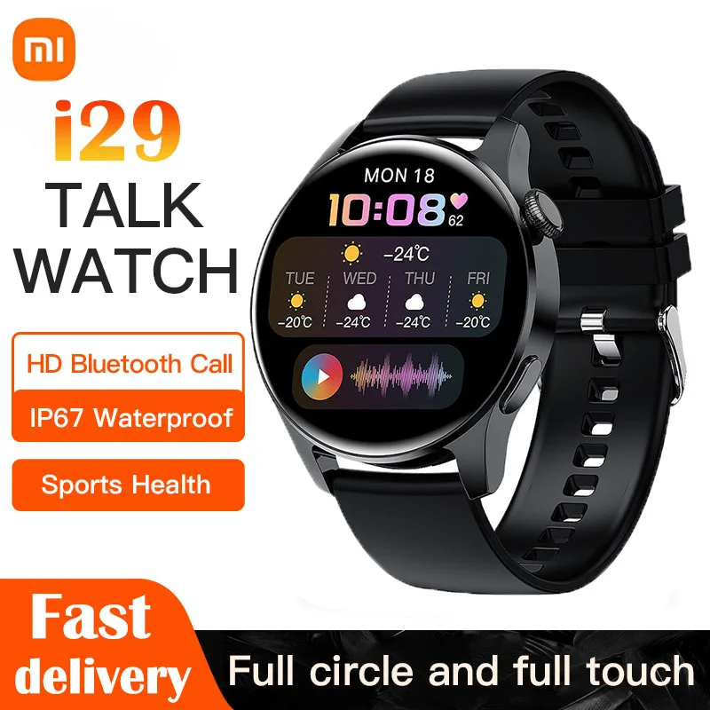 Xiaomi I29 Smart Watch Men Bluetooth Call Blood Oxygen Monitor Music 24 Hours Heart Rate Tracker Smartwatch 2022 For Android IOS
Xiaomi I29 Smart Watch Men Bluetooth Call Blood Oxygen Monitor Music 24 Hours Heart Rate Tracker Smartwatch 2022 For Android IOS