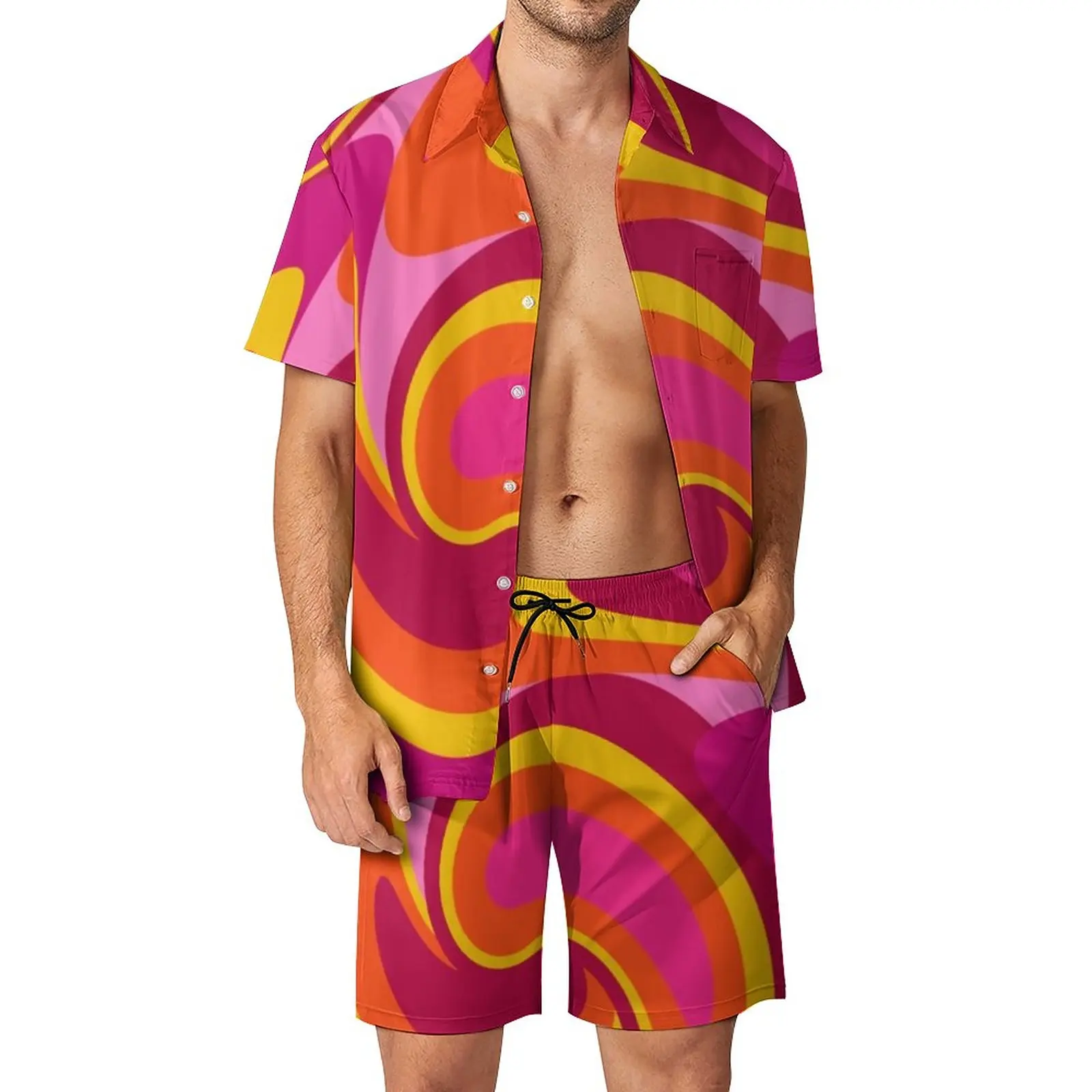 Mid-Century Modern Men Sets Retro Design Casual Shorts Vacation Shirt Set Vintage Design Suit Short-Sleeve Oversize Clothing
Mid-Century Modern Men Sets Retro Design Casual Shorts Vacation Shirt Set Vintage Design Suit Short-Sleeve Oversize Clothing