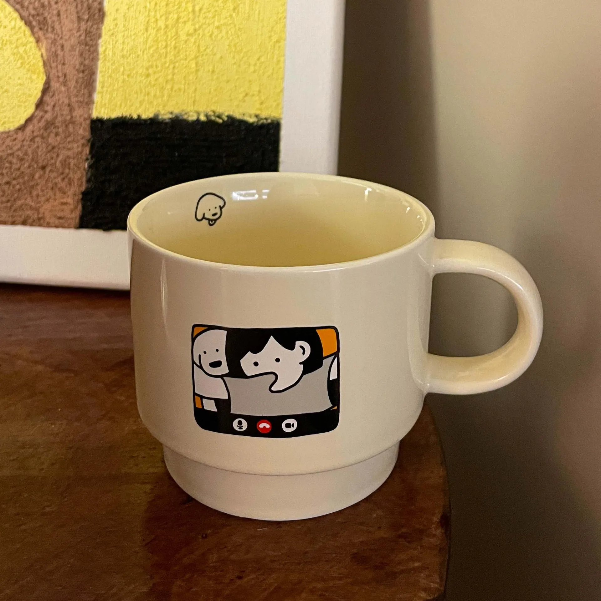 Cartoon Puppy Ceramic Coffee Cup Korean Retro Ins Cream Mug Simple Household Couple Ceramic Cup Water Cup
Cartoon Puppy Ceramic Coffee Cup Korean Retro Ins Cream Mug Simple Household Couple Ceramic Cup Water Cup