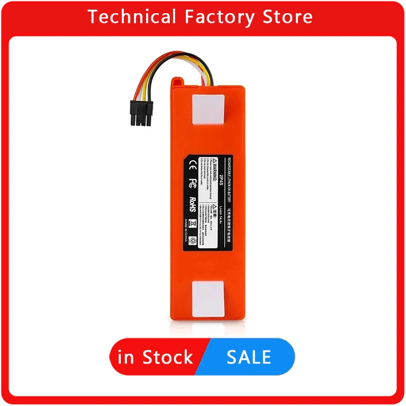 14.4V Li-ion Battery Original Robotic Vacuum Cleaner Replacement Batteries For Xiaomi Robot S50 S51 S55 T6 T61 T65
14.4V Li-ion Battery Original Robotic Vacuum Cleaner Replacement Batteries For Xiaomi Robot S50 S51 S55 T6 T61 T65