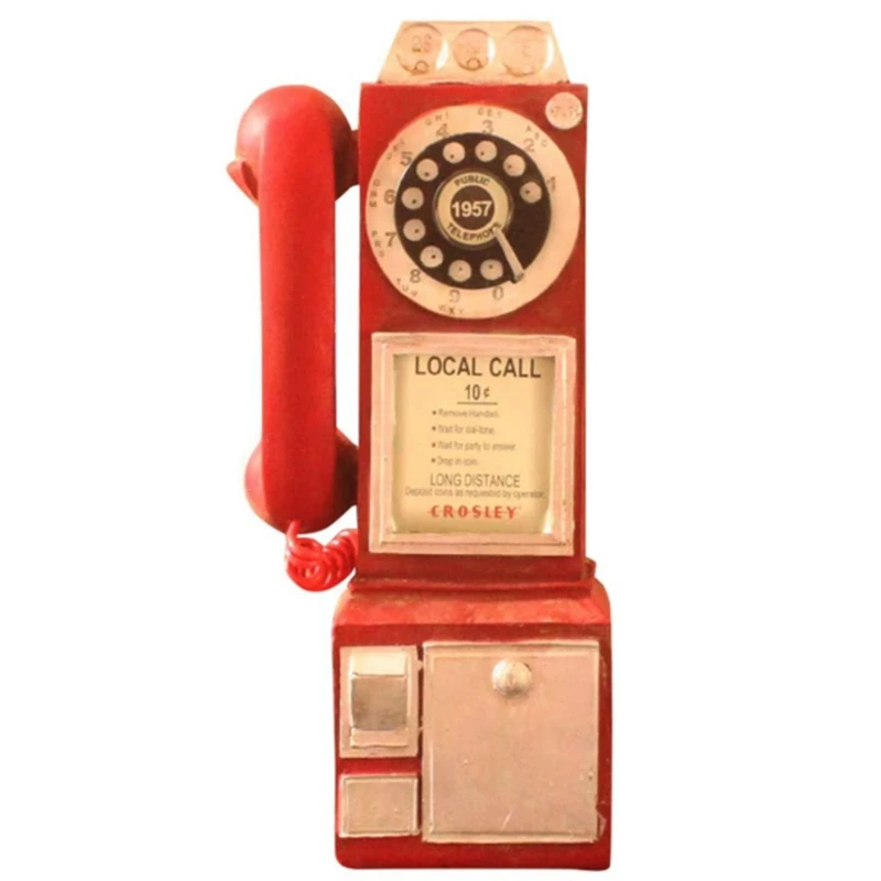 Home Decor Vintage Telephone Model Wall Hanging Crafts Ornament Retro Home Furniture Figurine Phone Miniature Decoration
Home Decor Vintage Telephone Model Wall Hanging Crafts Ornament Retro Home Furniture Figurine Phone Miniature Decoration